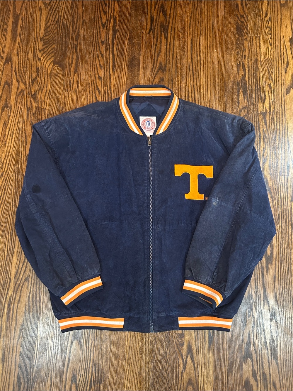 Vintage Y2K Tennessee Volunteers Leather Jacket